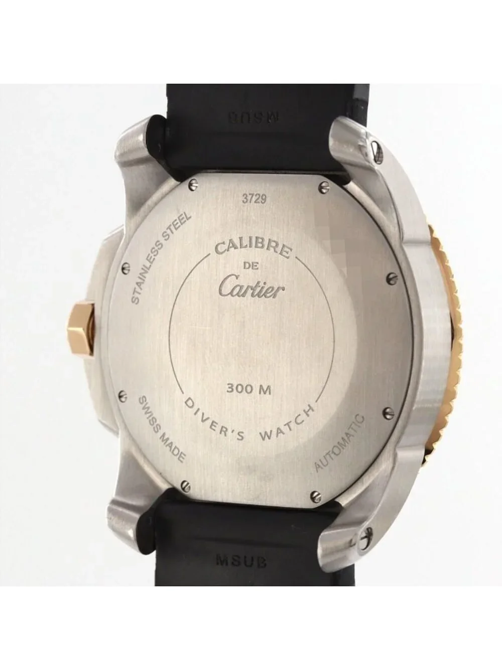 Cartier Calibre du Diver PG Stainless Steel Pink Gold Automatic